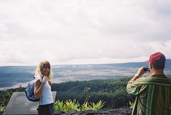 At The Volcano House, that