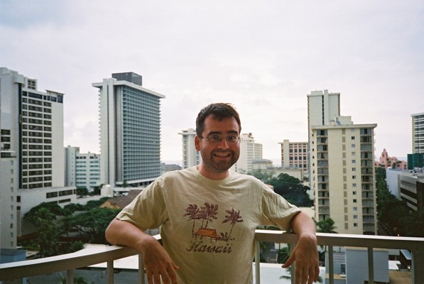 On the balcony of our room - we didn